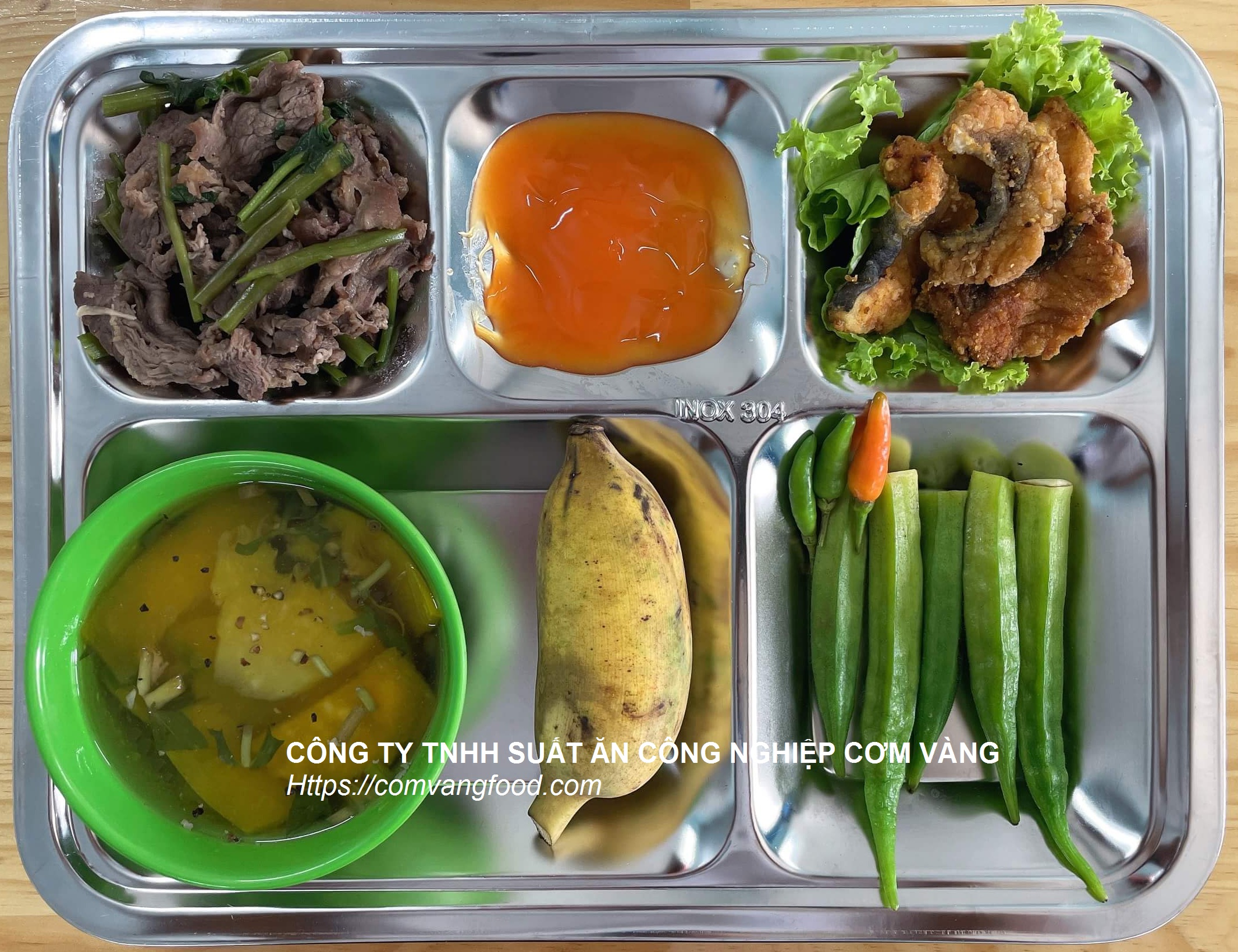 Suất ăn CN 25K ở KCN Biên Hòa 2